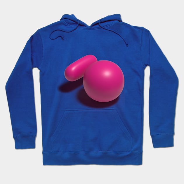 3d pink 10 Hoodie by goingplaces